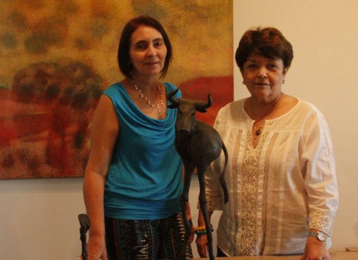 Zoraida Irazábal y Ana Josefina Vicentini, directoras de la galería D' Museo, con sede en Caracas, Venezuela. Erica Otero Brito / El Universal