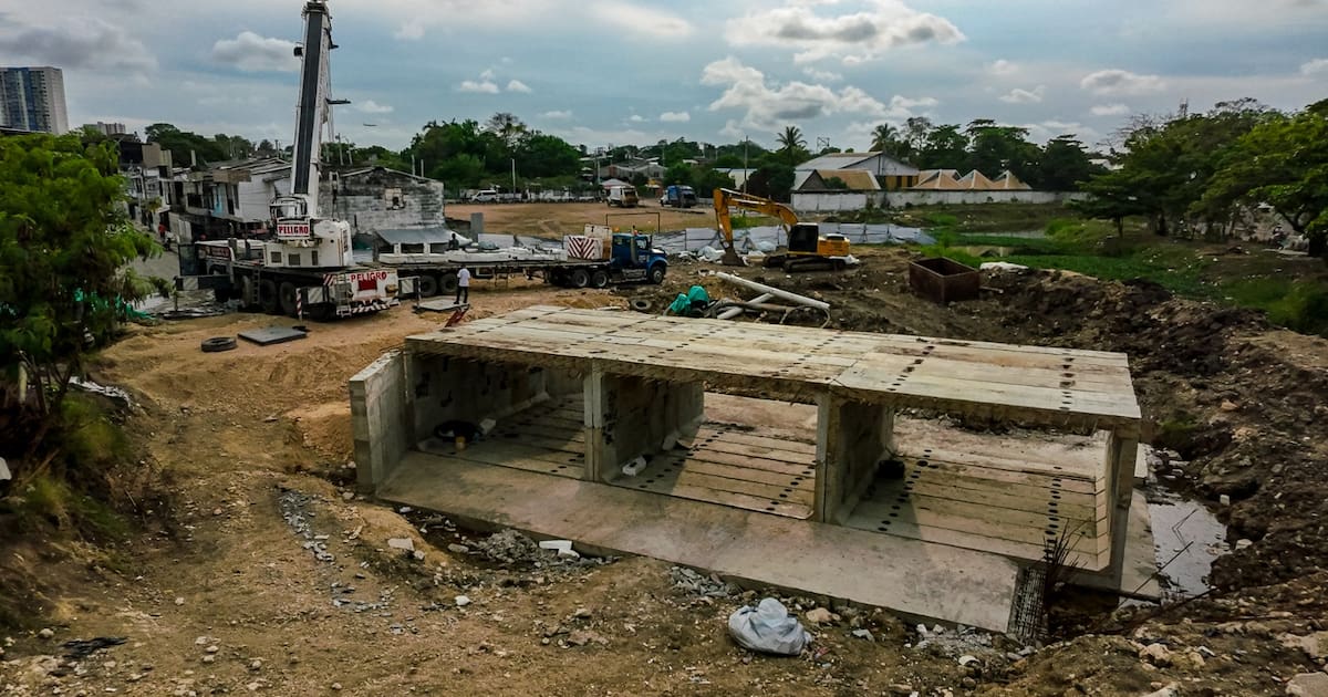 Puente Las Palmeras en Cartagena llega al 72% de su ejecución: lo que viene