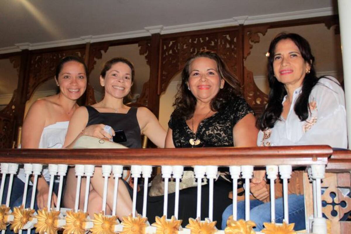 Karen Puello, Zarife Puello, Lizeth González y Mariela Iriarte. Julio Castaño-El Universal