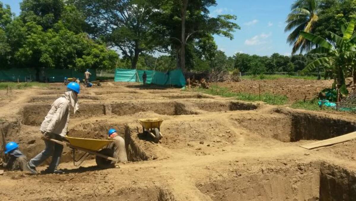 Obras de adecuación en escuelas de Montería.