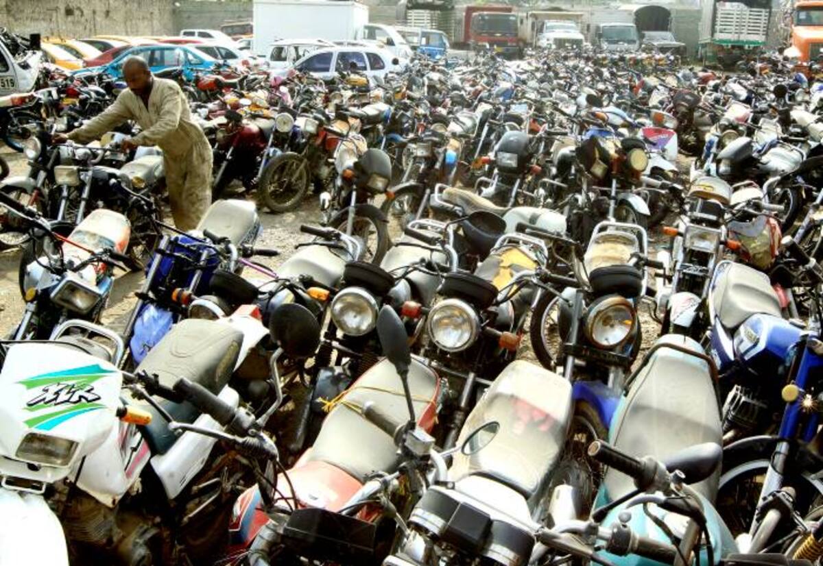Se estima que en Cartagena ruedan más de 50 mil motocicletas. En los patios del Tránsito Distrital hay 1.986 de estos vehículos inmovilizados. ARCHIVO - EL UNIVERSAL
