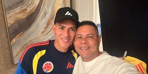 El sueño del padre de Jorge Carrascal: “Nunca imaginé venir a un Mundial con mi hijo”
