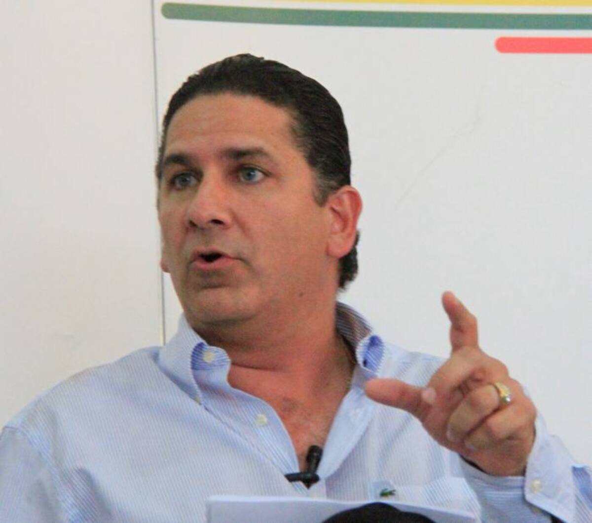 Juan Carlos Gossaín Rognini, gobernador de Bolívar. Archivo El Universal