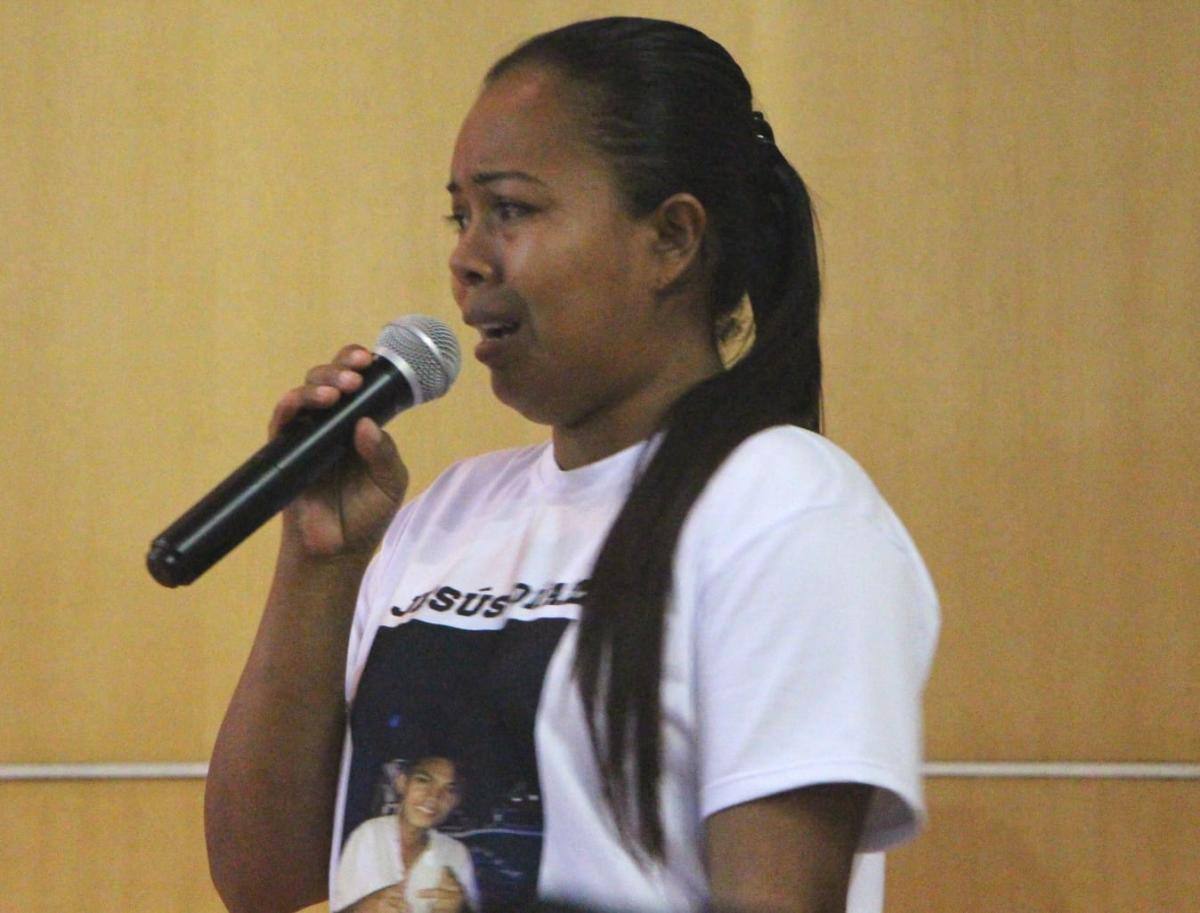 Yesica Díaz, hermana de Jesús David. // Manuel Santiago Pérez. El Universal.
