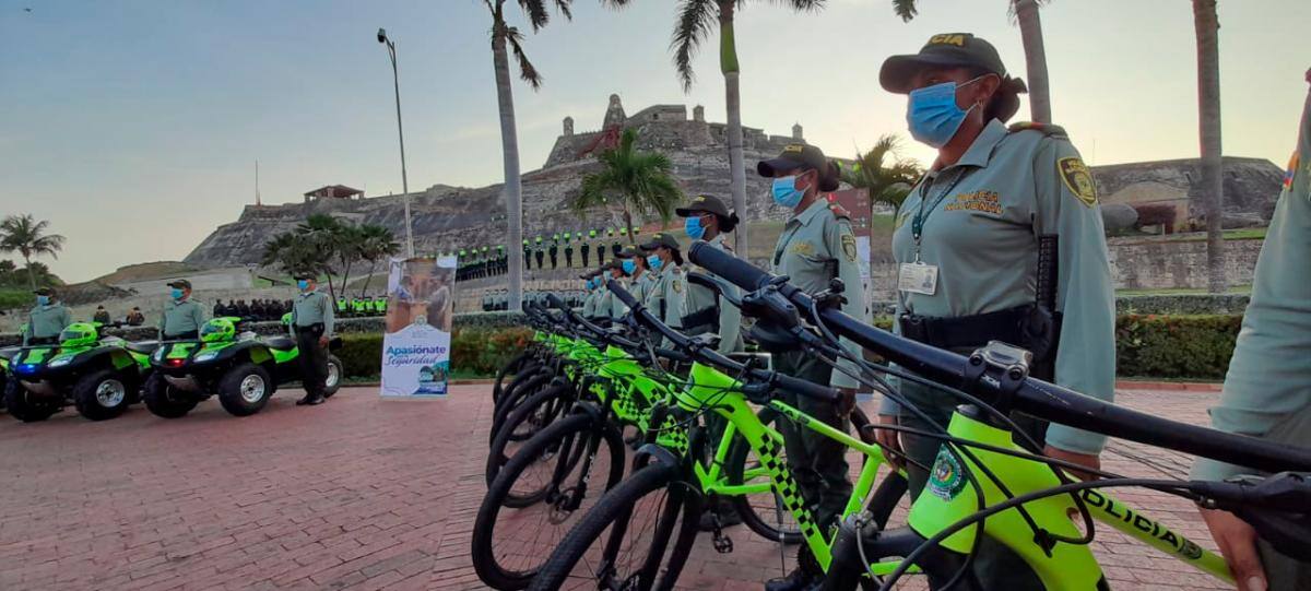 El lanzamiento nacional del plan de seguridad para Semana Santa se realizó este miércoles en Cartagena. //Aroldo Mestre - El Universal