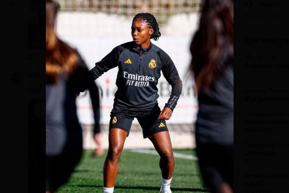 Video: Linda Caicedo volvió a entrenar con el Real Madrid