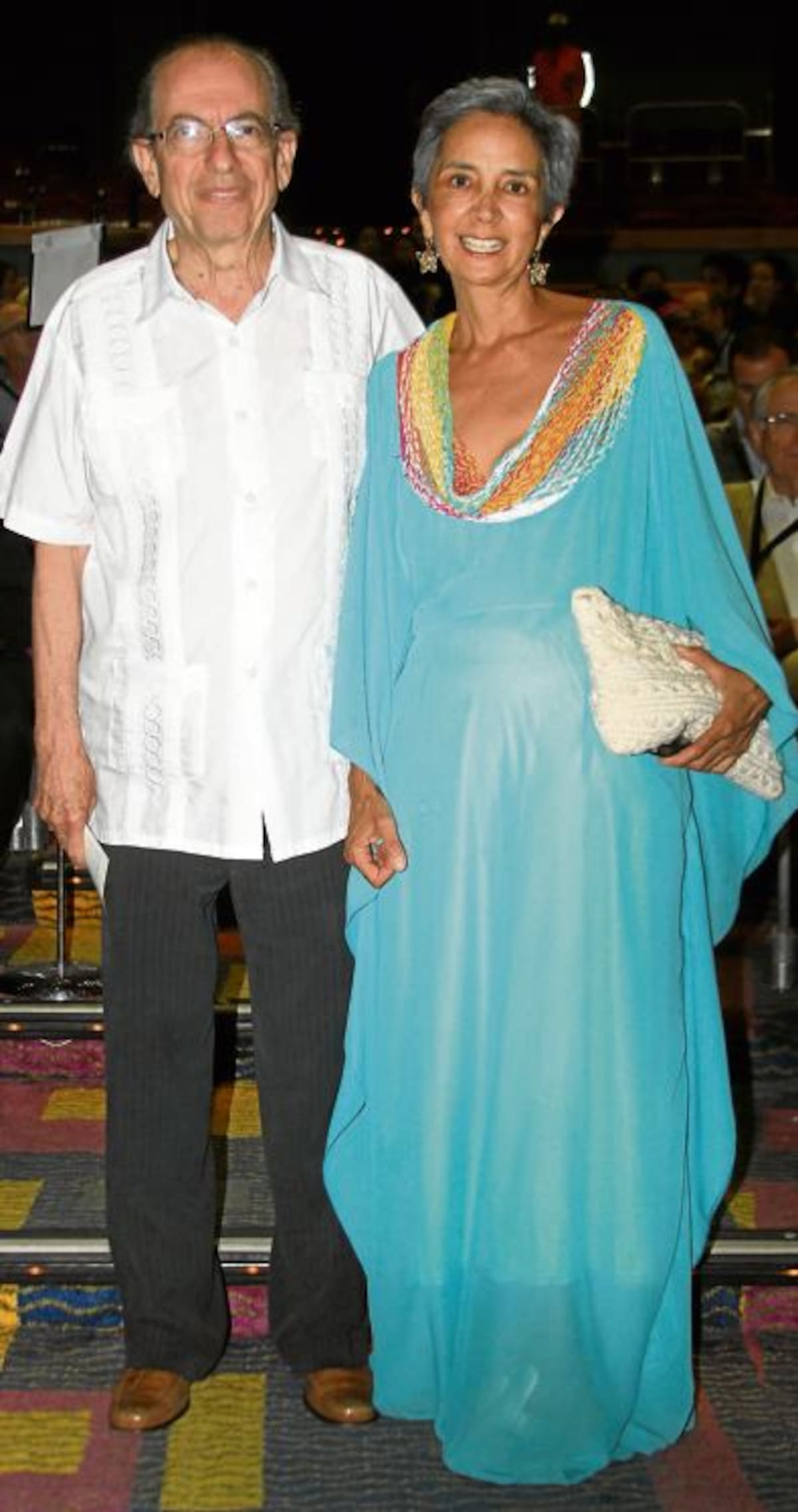 Phiilippe Montanari y Claudia Rey de Varón.