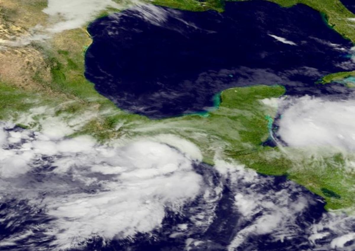 Se espera que una vez llegue a tierra el huracán pierda su fuerza. AFP HO