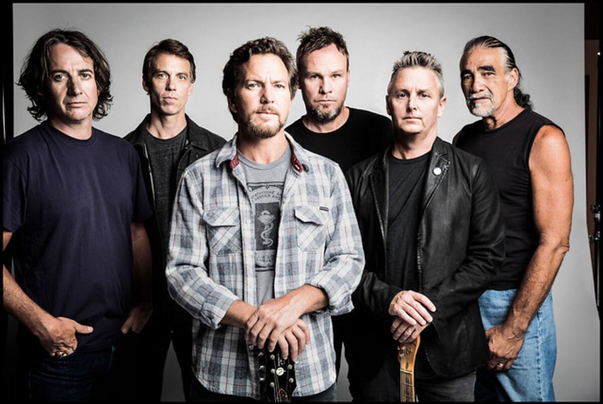 La banda Pearl Jam canta hoy Bogotá. COLPRENSA