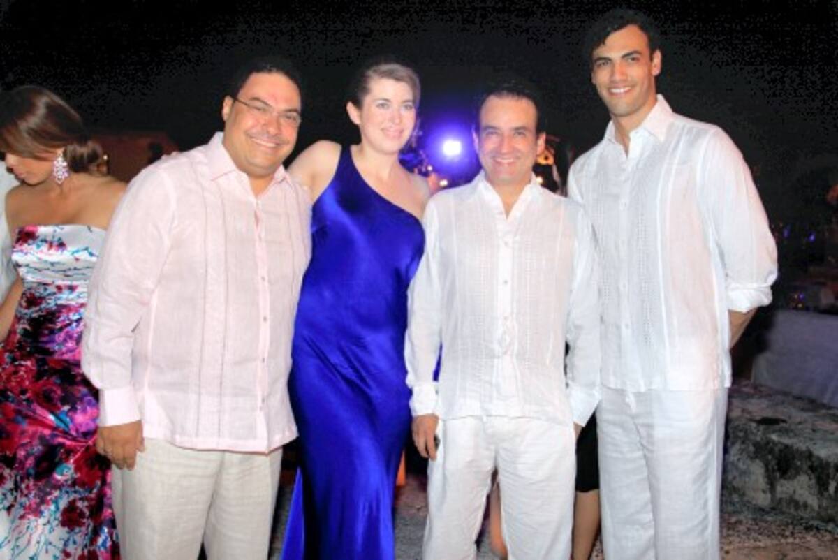 Luis Fernando Restrepo, Marita Gramstadt, Sergio Barbosa y Nicolás Martínez