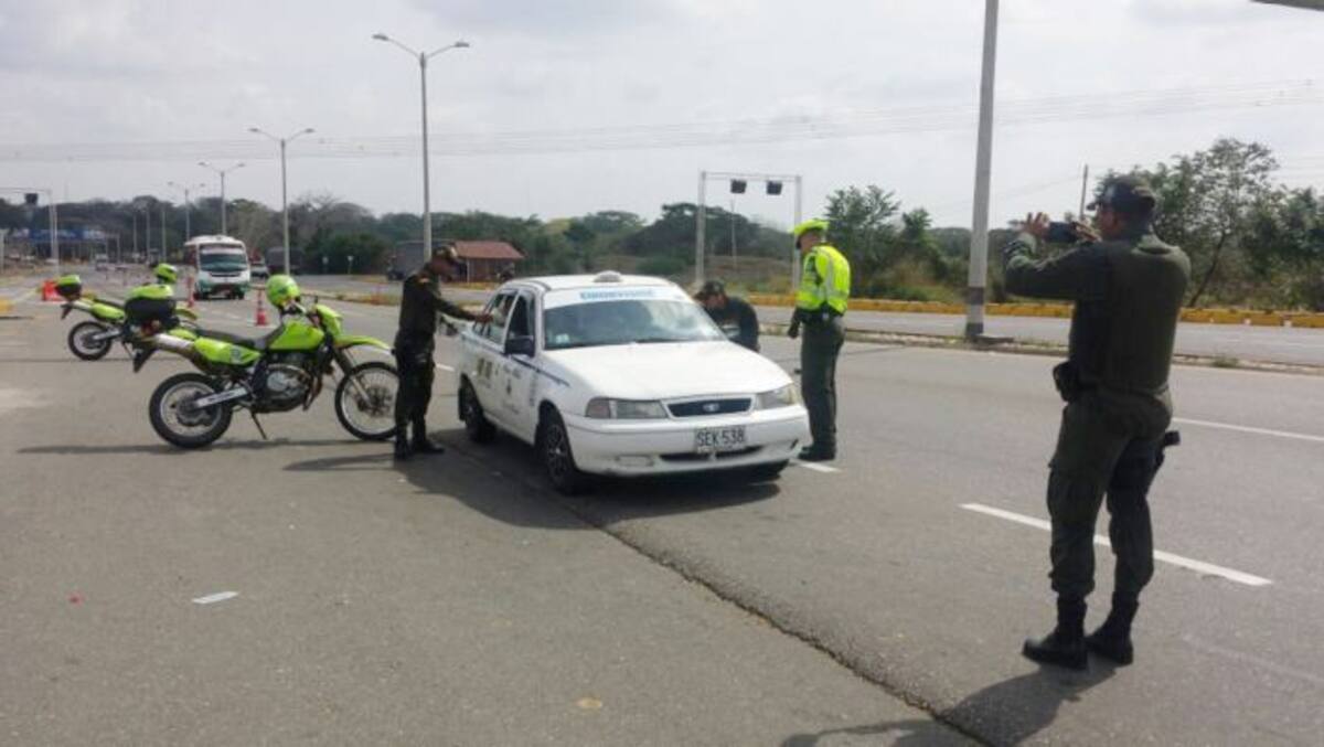 La Policía de Tránsito y Transporte entregó balance de la movilidad en las carreteras de Sucre. Cortesía