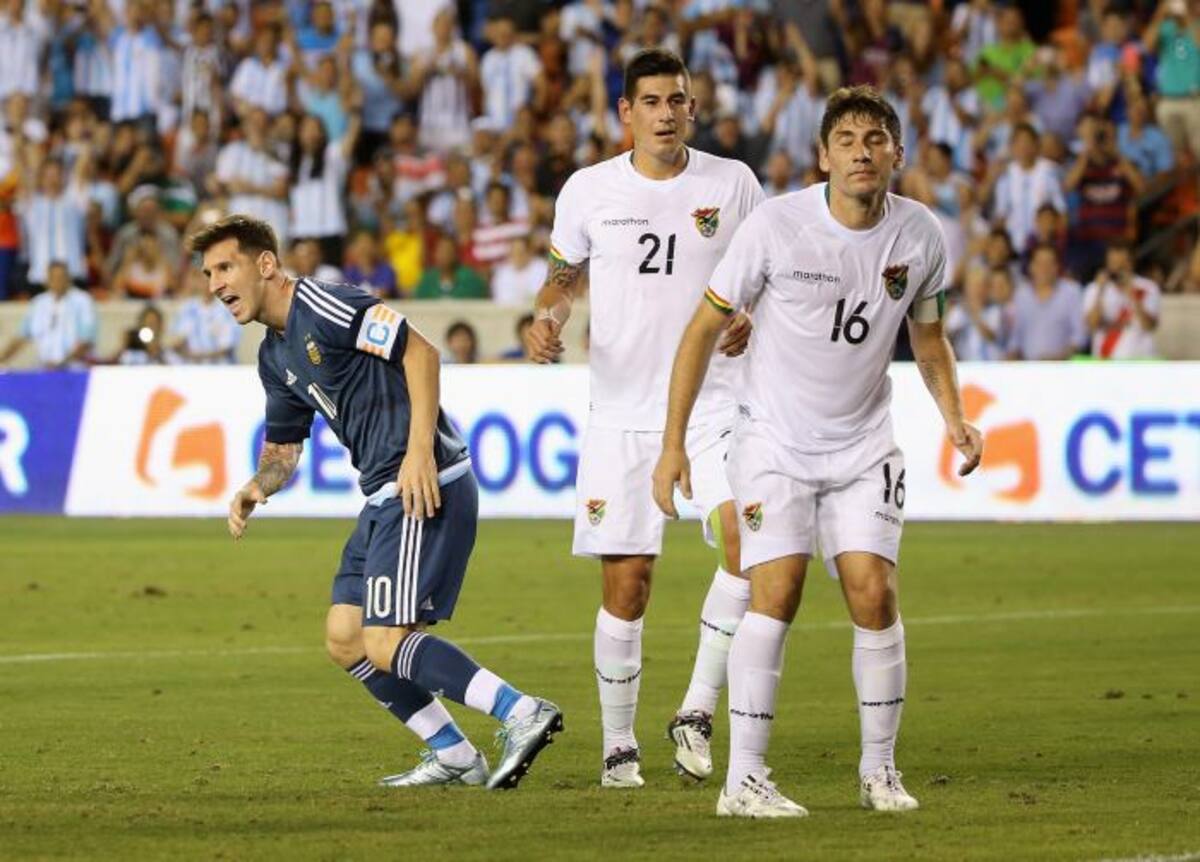 Partido amistoso Argentina-Bolivia. AFP SCOTT HALLERAN