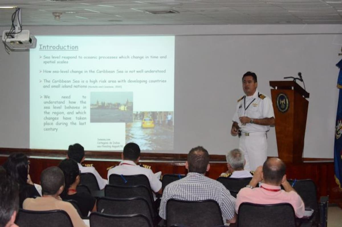Con la intención de fomentar una comunidad de científicos interesados en los procesos atmosféricos de América Latina y el Caribe, la Escuela Naval de Cadetes “Almirante Padilla” realiza el taller de capacitación enmarcado dentro del proyecto Coconet. CORTESÍA