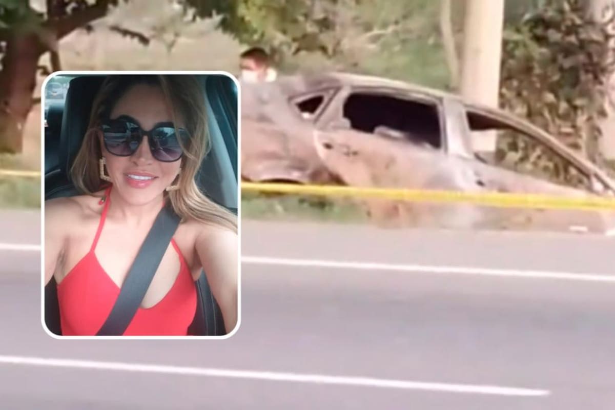 Mujer desapareció y su auto lo hallan quemado: “No sabemos si es mi hermana”