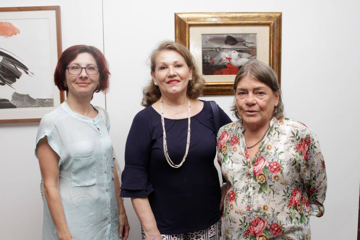 Cristina Alba, Luz Marina Tovar y María Sixta Bustamante.