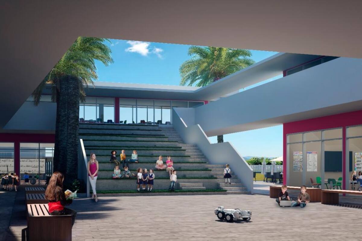 El nuevo súper colegio que se construye en la Zona Norte