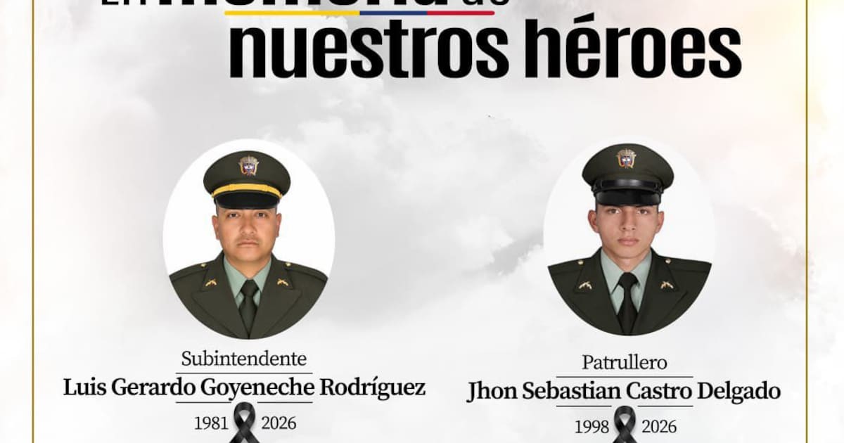Violento atentado contra la Fuerza Pública dejó dos policías sin vida y 2 más heridos
