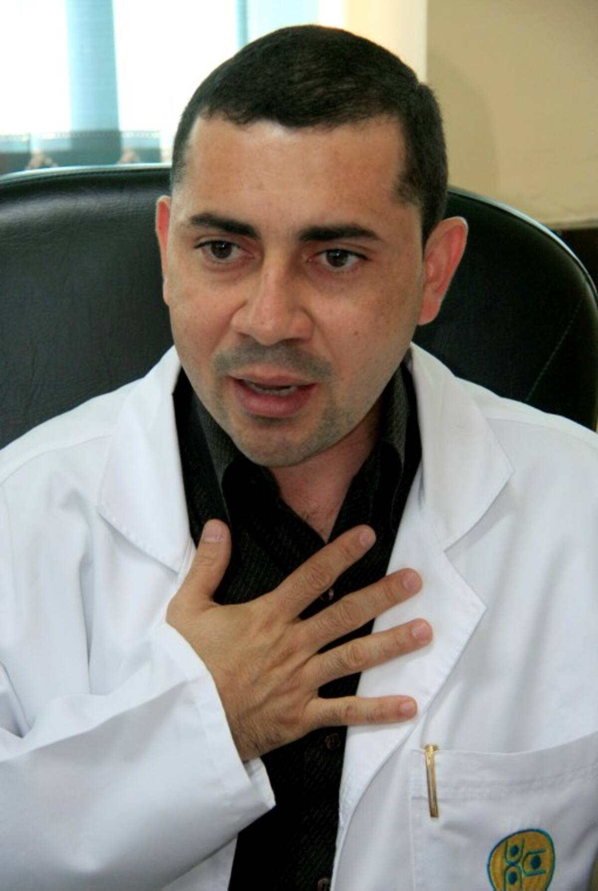 Wilman Herrera, gerente del Hospital Universitario del Caribe. ZENIA VALDELAMAR-EL UNIVERSAL