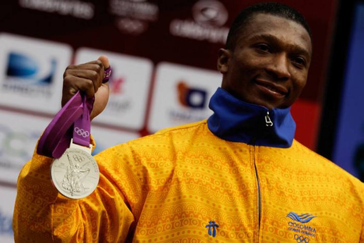 Óscar Figueroa, pesista colombiano. COLPRENSA