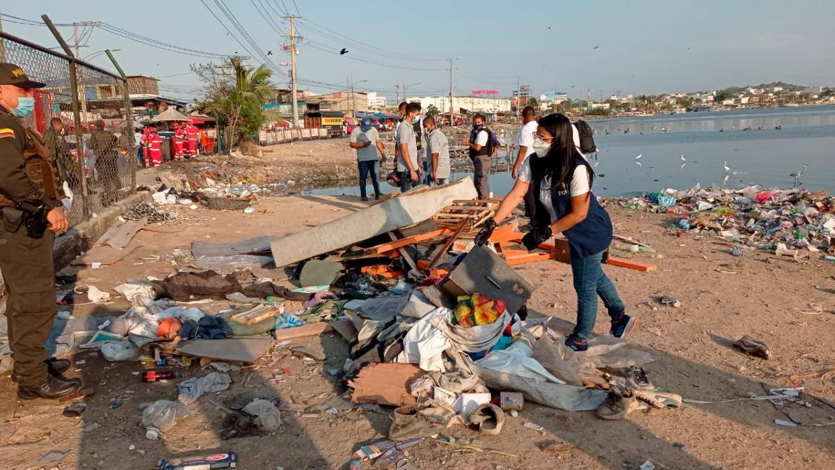 106 metros lineales de espacio público que permanecían invadidos de forma irregular se recuperaron en Bazurto. //Zenia Valdelamar - El Universal