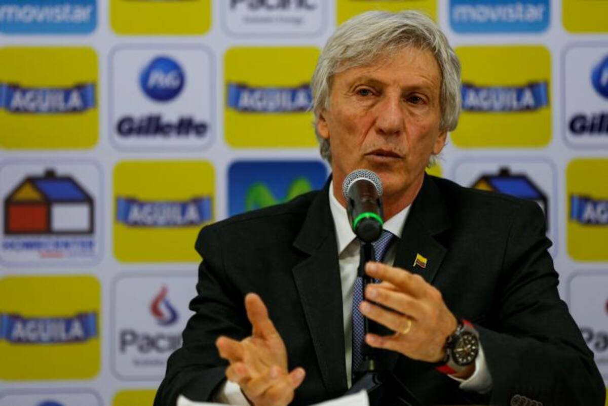 José Pékerman habló previo al partido de Colombia con El Salvador. COLPRENSA