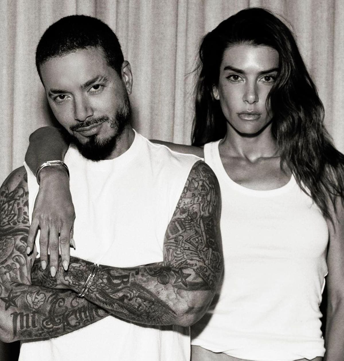 J Balvin y Valentina Ferrer