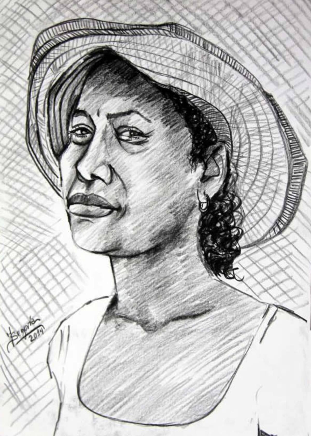 Hacía 20 años que Maribel no se realizaba un autorretrato.