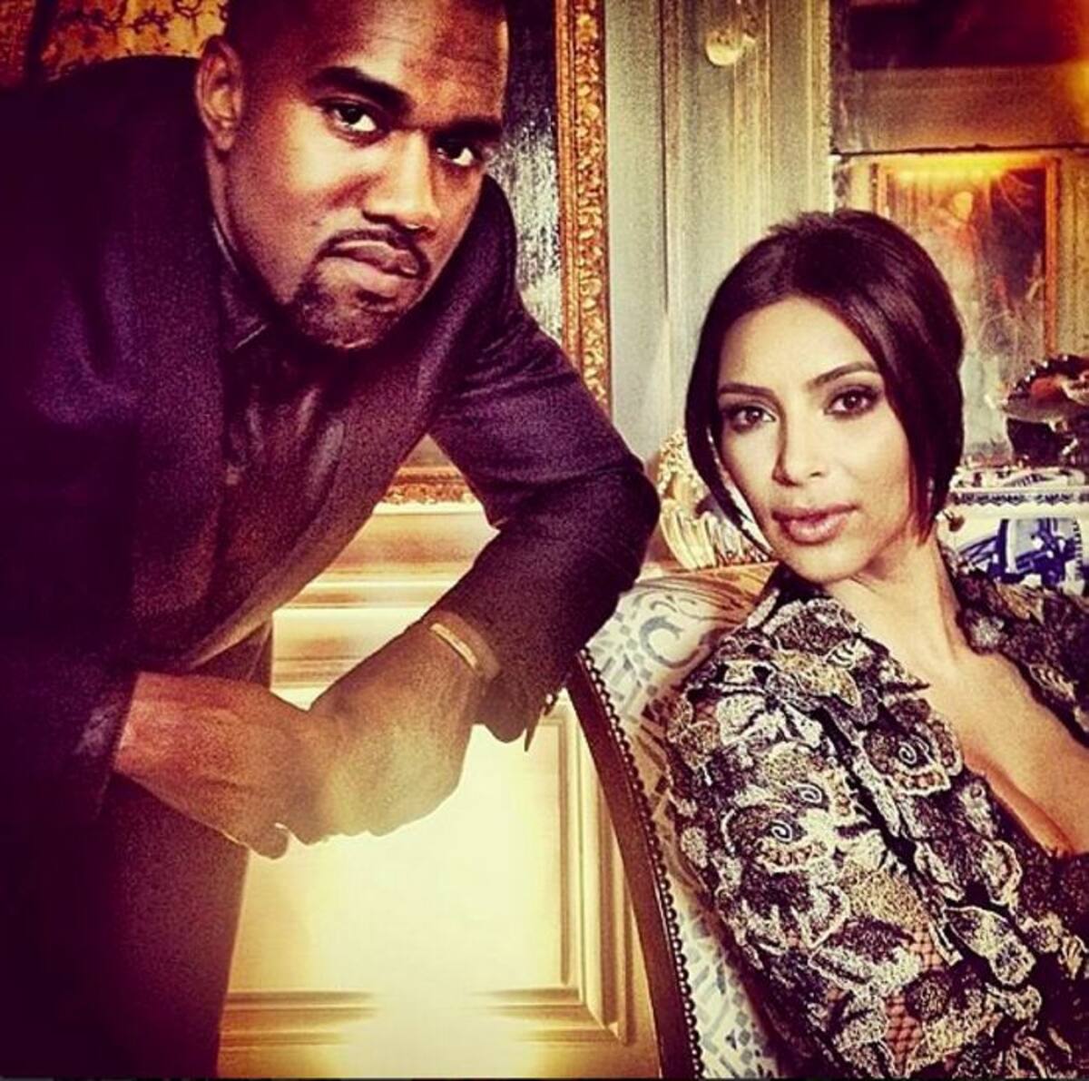 Kim y West son los padres de North West Fotos tomadas de Instagram