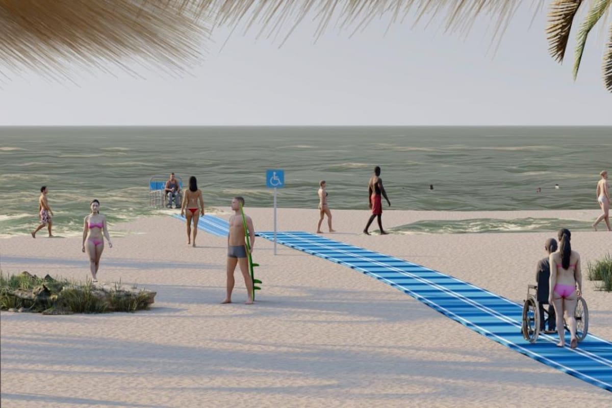 Ordenan playas del Atlántico para que tengan accesibilidad universal