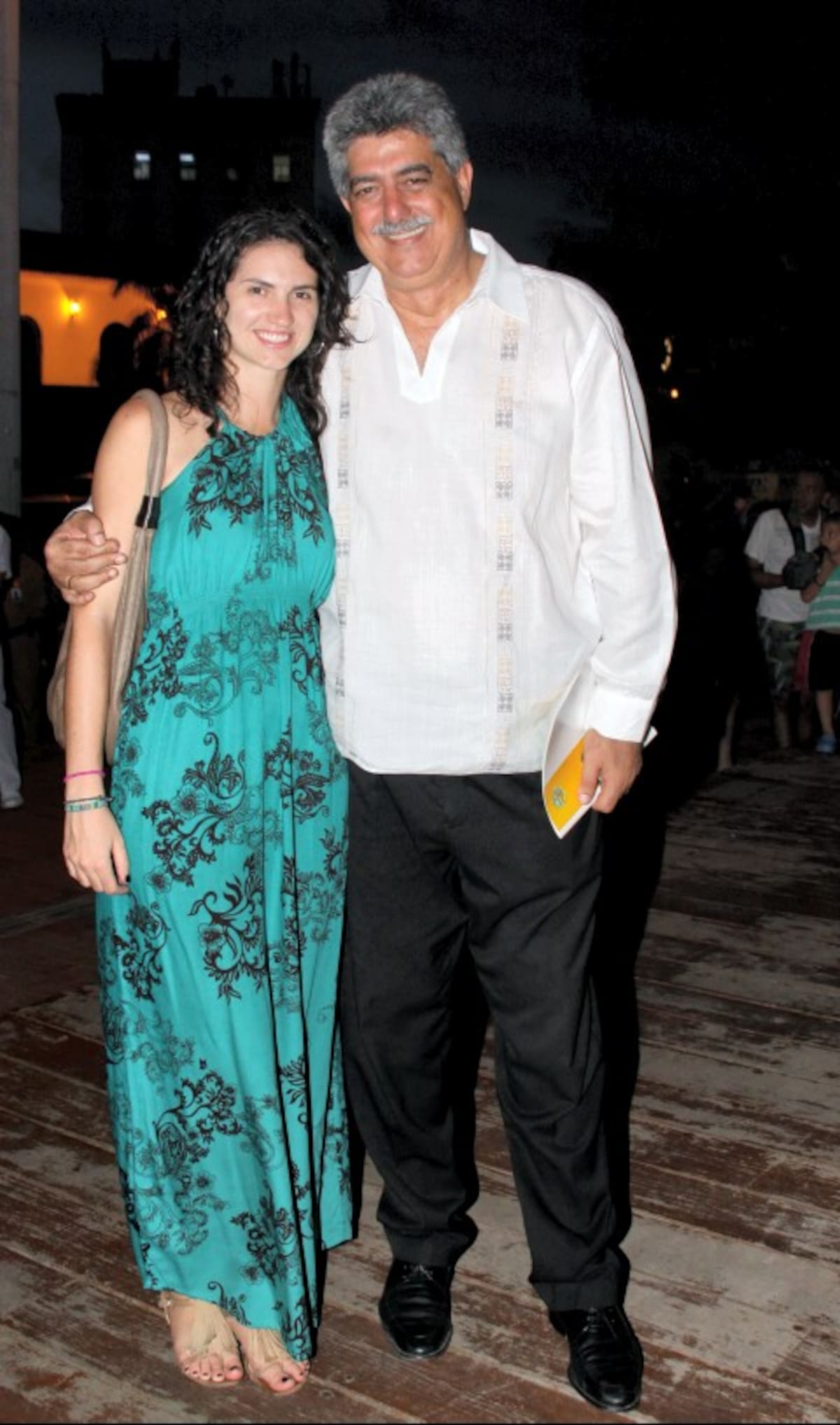 Verónica Trujillo y Nabil Baladi.