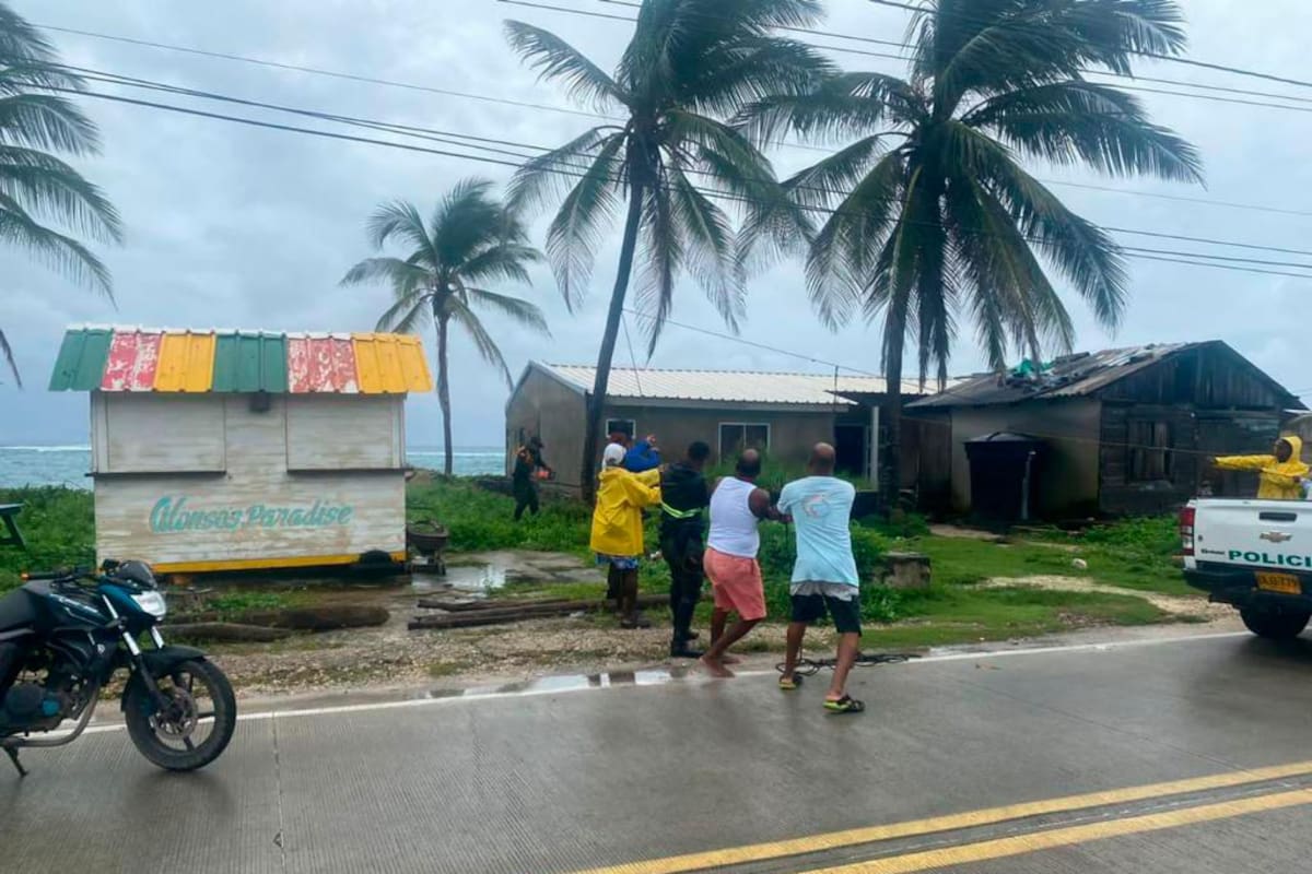 Reporte oficial: Huracán Julia solo dejó daños leves en San Andrés