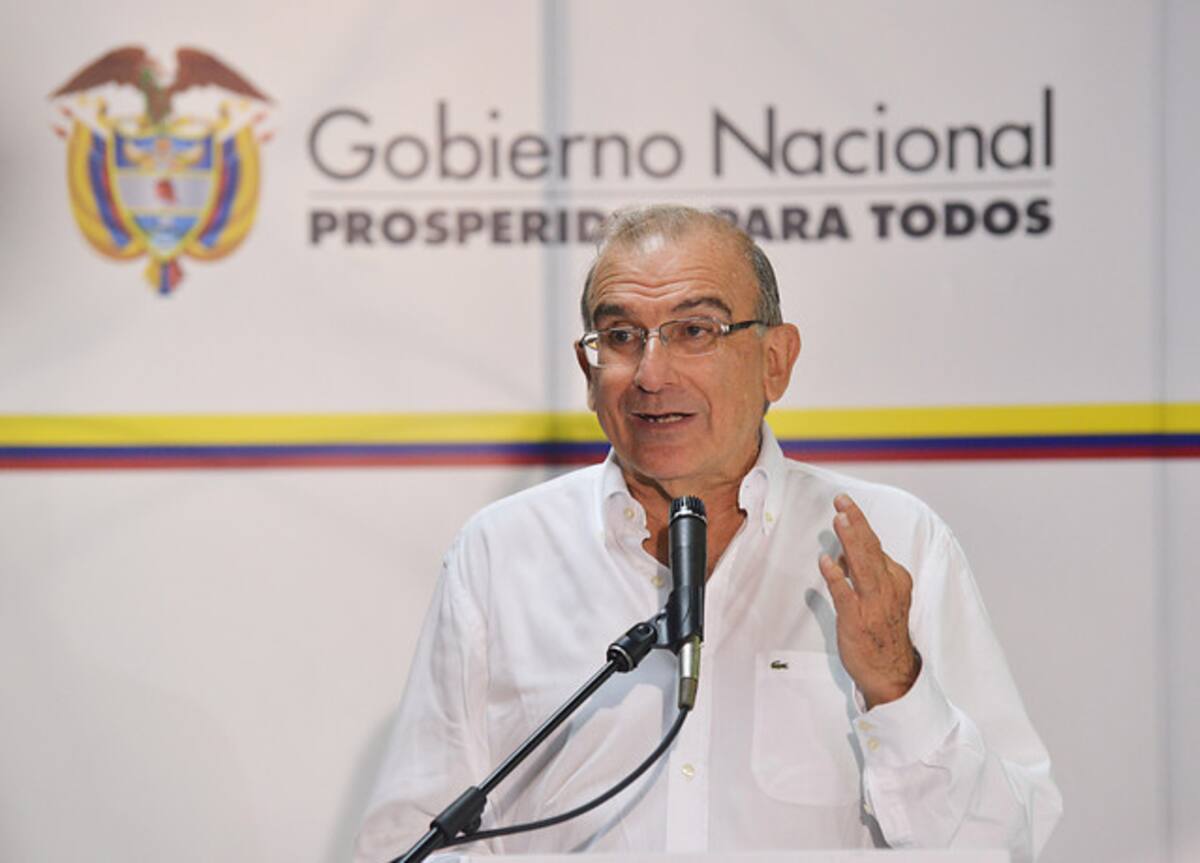 Humberto de la Calle, jefe del equipo negociador del Gobierno Nacional en los diálogos de paz que se adelantan con las Farc en La Habana, Cuba. COLPRENSA