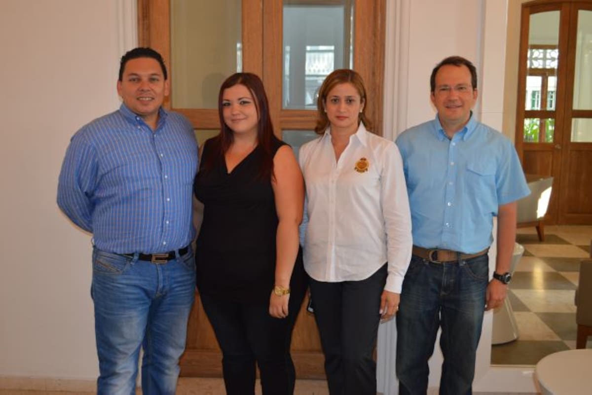 Giovanni González, Luisa Moncaleano, Zilath Romero y Alejandro Machado. CORTESÍA