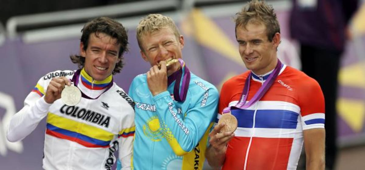 Los tres ganadores. AP