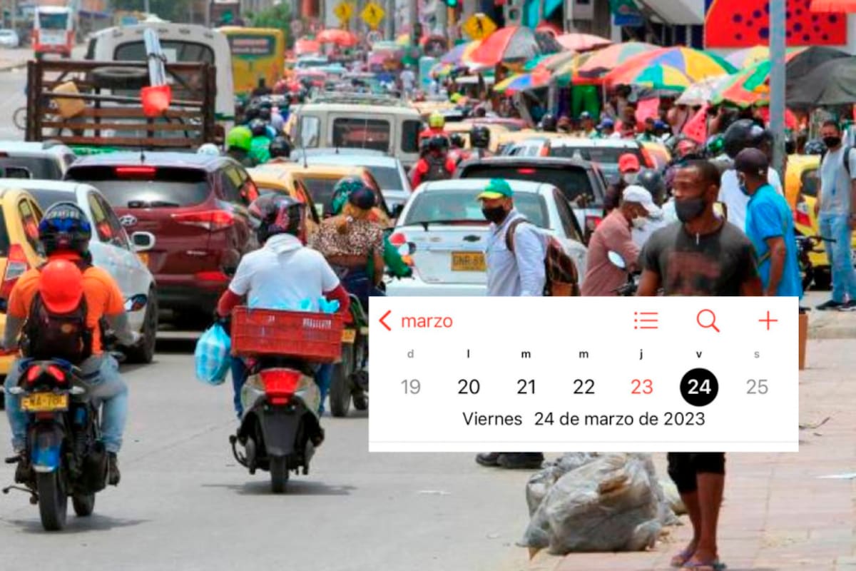 Este es el pico y placa de este viernes 24 de marzo en Cartagena