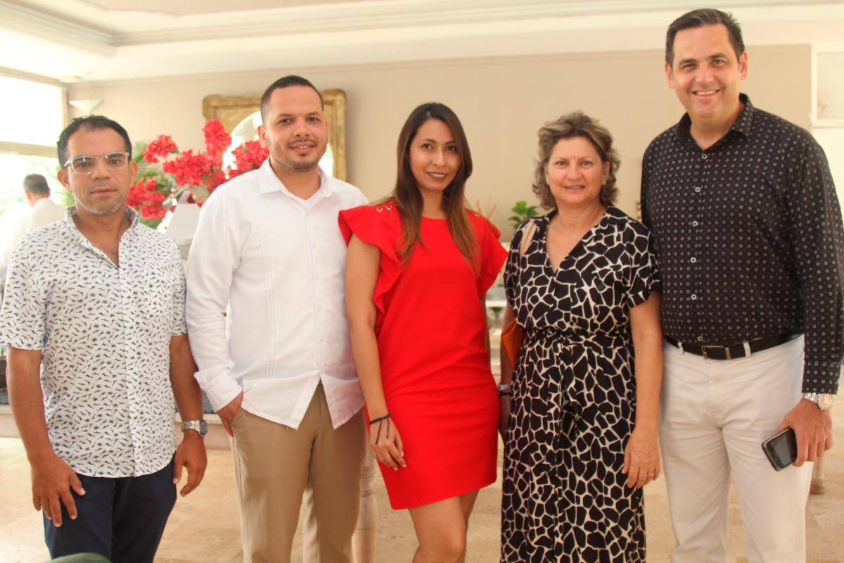 Carlos Rodil, Antonio Romero, Aura Amador, Emma Juan y Felipe Carbonell. //fotos: Kailline Giraldo- el universal.