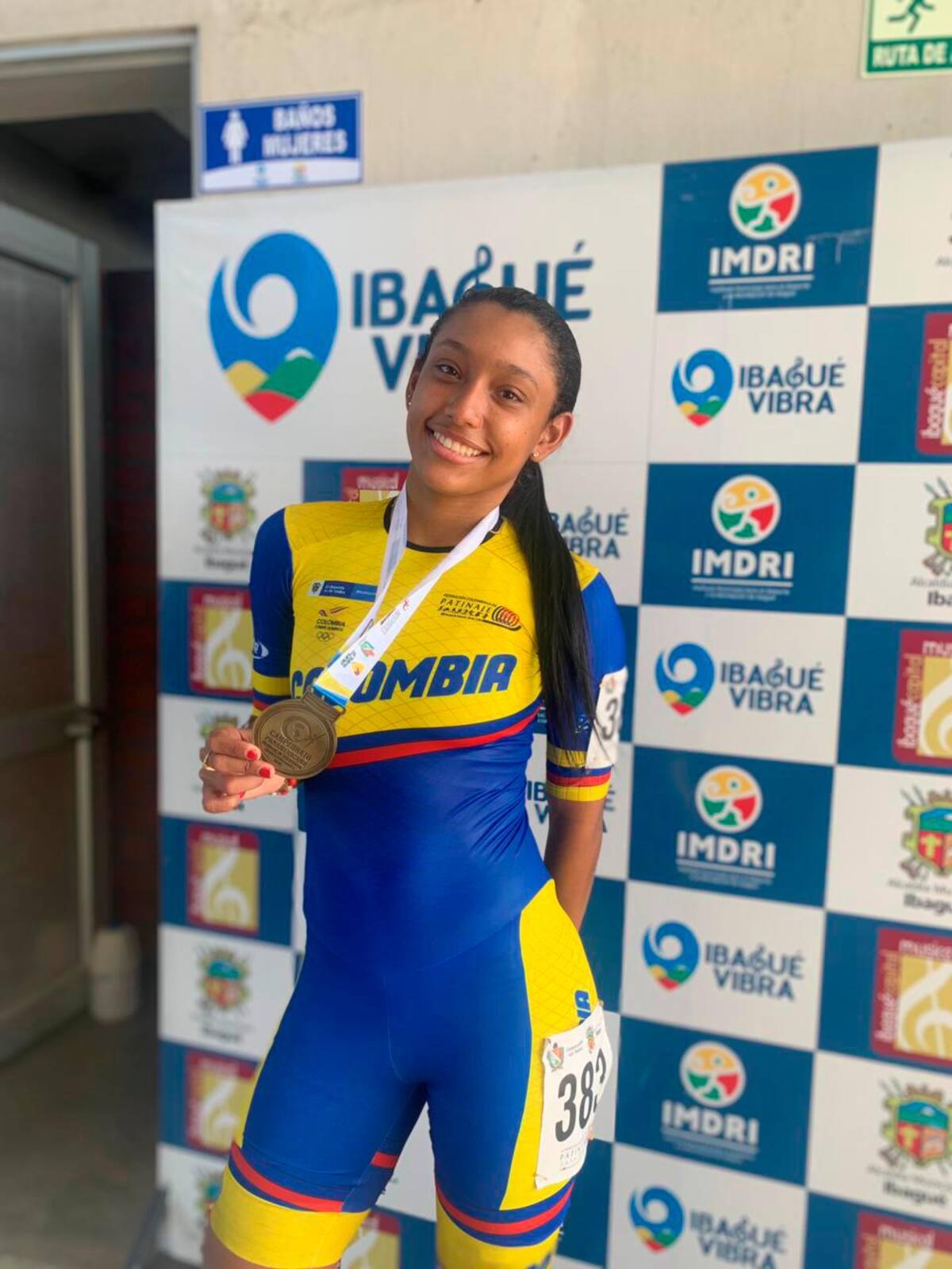 Mafe Timms ganó dos oros en el certamen internacional de Ibagué. //Cortesía