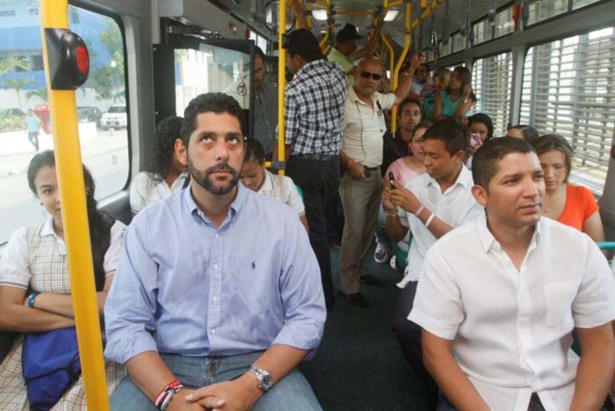 El pasado 15 de noviebre, se hizo un recorrido por la troncal a bordo de los posibles buses para la operación de Transcaribe. Archivo-EL UNIVERSAL