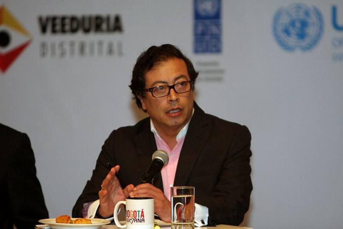 Gustavo Petro, alcalde de Bogotá. COLPRENSA