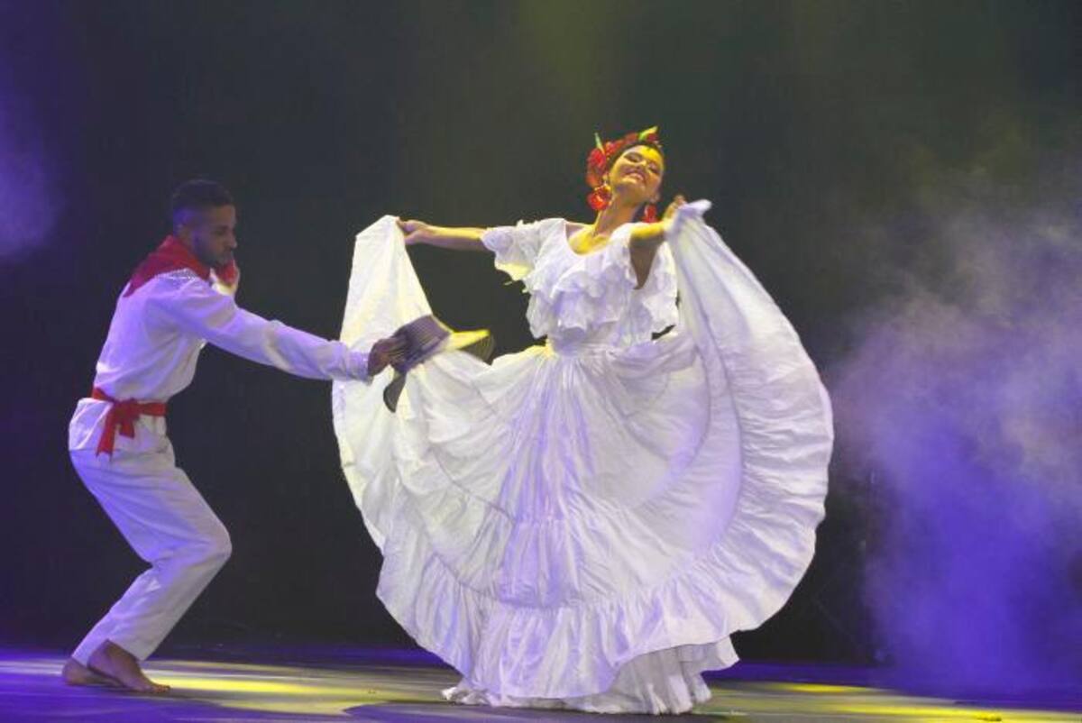La cumbia fue la protagonista de la noche. //Foto: Zenia Valdelamar- El Universal.