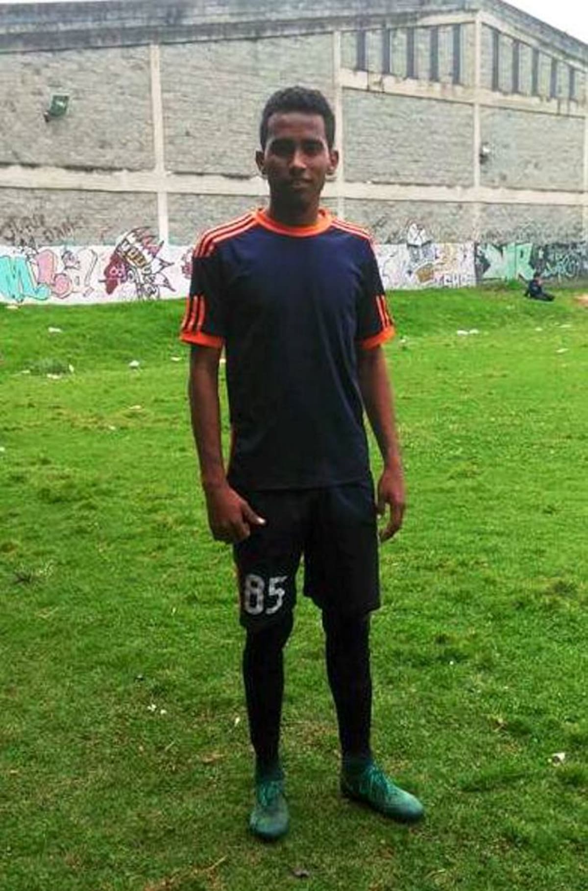 Bayron Javier Aguierre Severiche, futbolista mojanero. cortesia