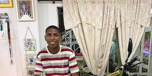 Óscar Torres, el joven que murió en su moto en Villagrande de Indias