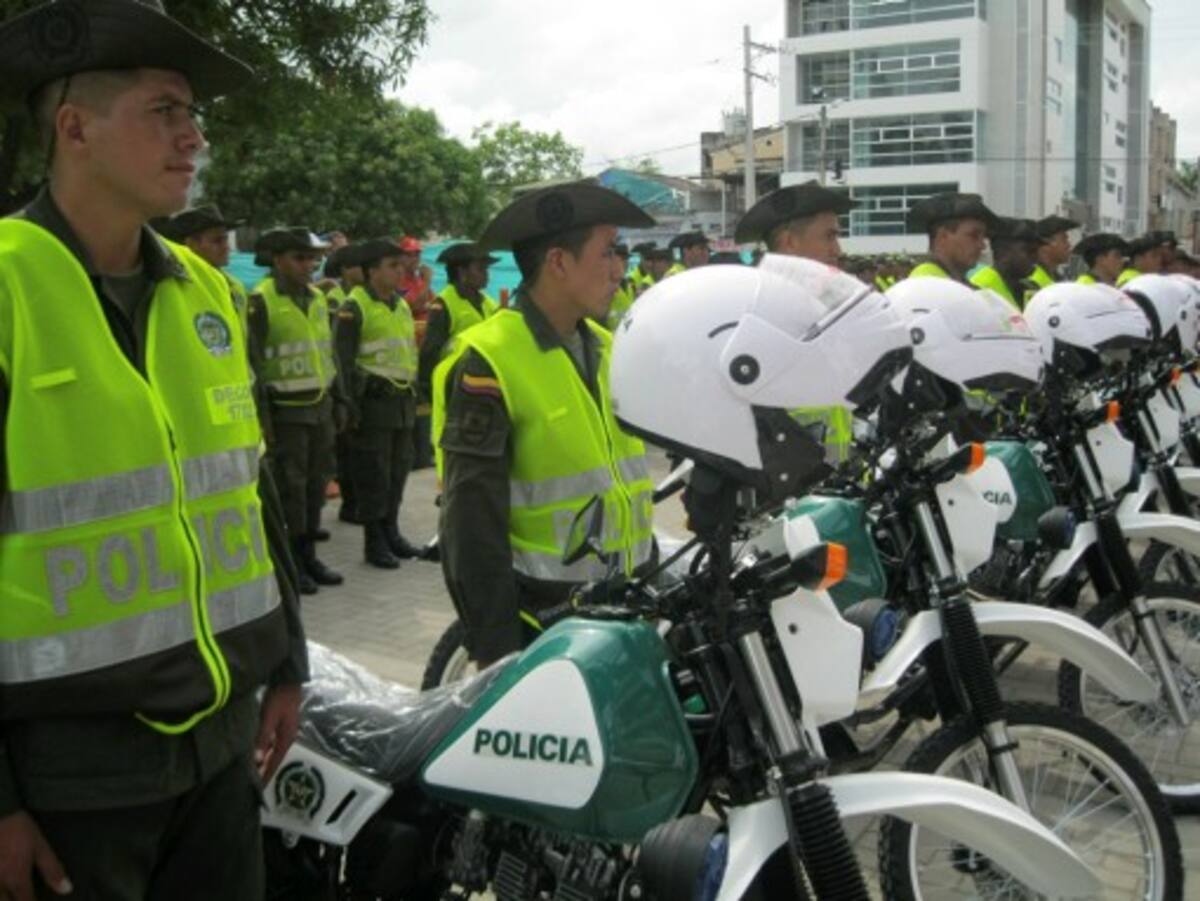 Las 18 motos de alto cilindraje son para reforzar la seguridad en Montería.