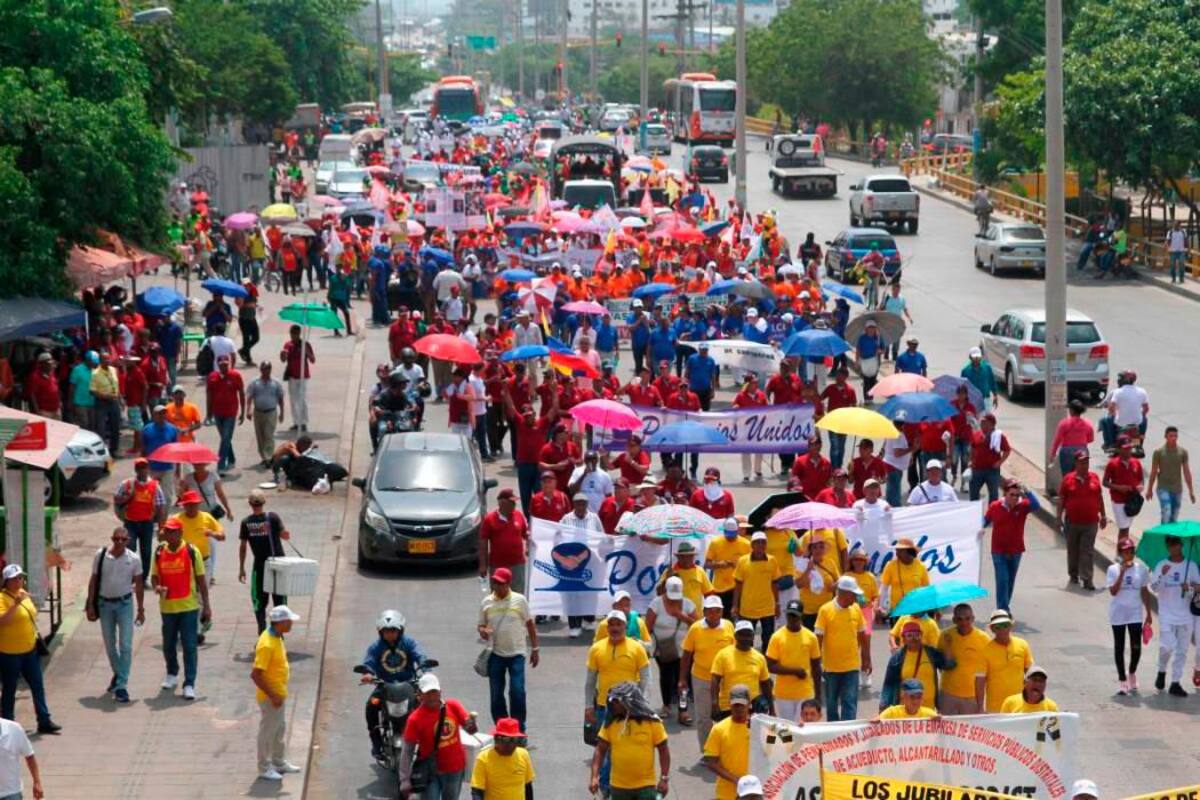 Este 1 de mayo habrá marchas en Cartagena, conoce el recorrido