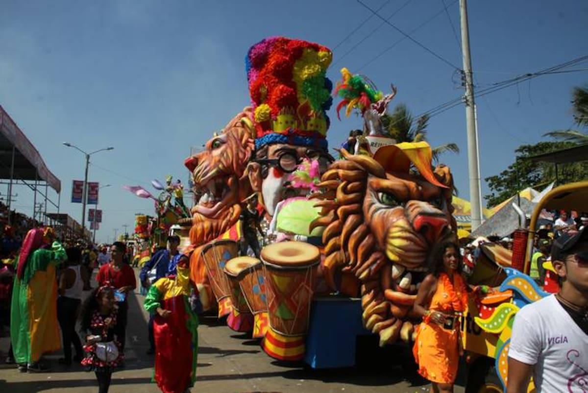 Derroche de fantasía en el Carnaval de Barranquilla. Rafael Polo - Cortesía QHubo Barranquilla-