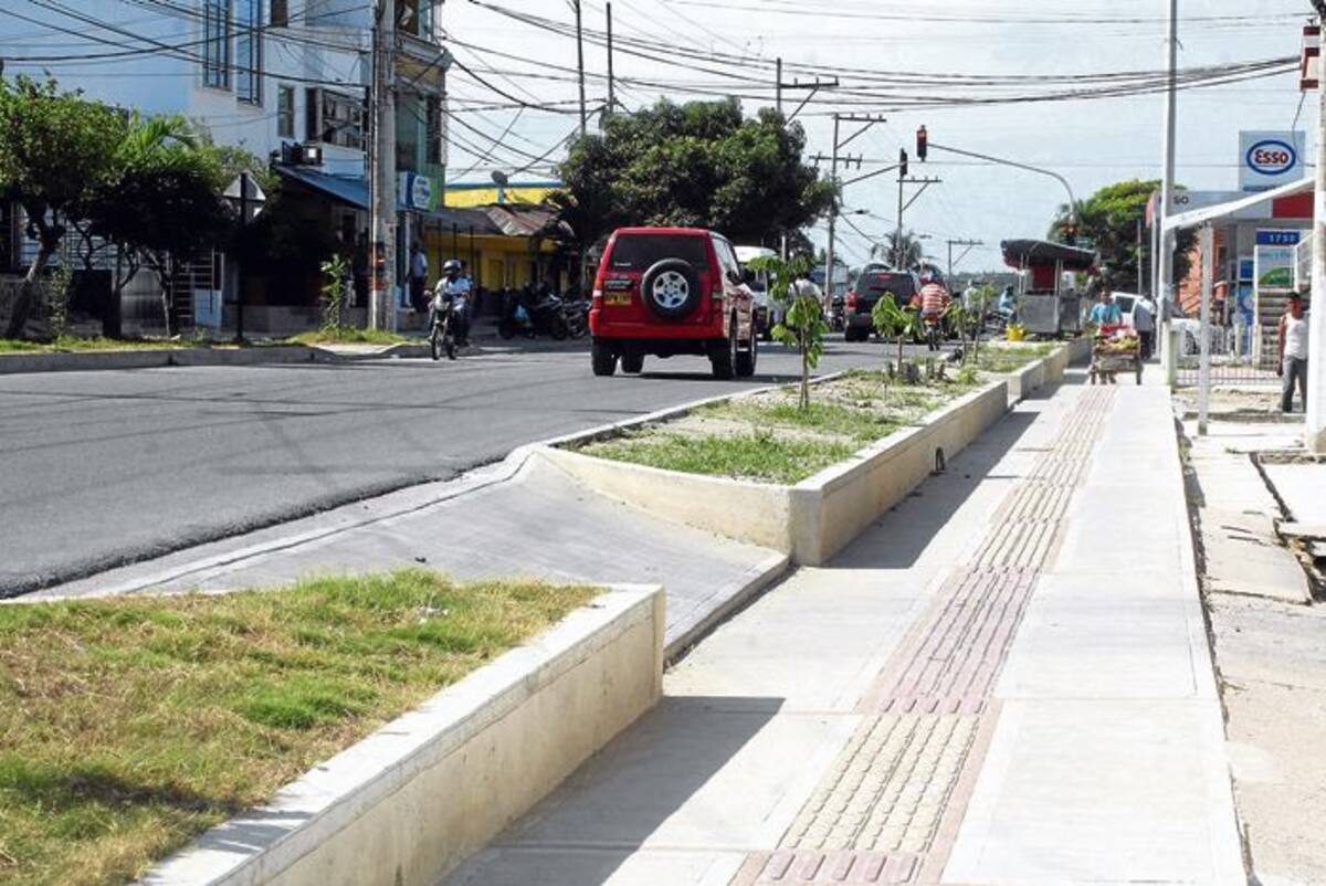 Andenes de 8 barrios de Sincelejo han sido recuperados para implementar el Sistema Estratégico de Transporte. ARCHIVO/