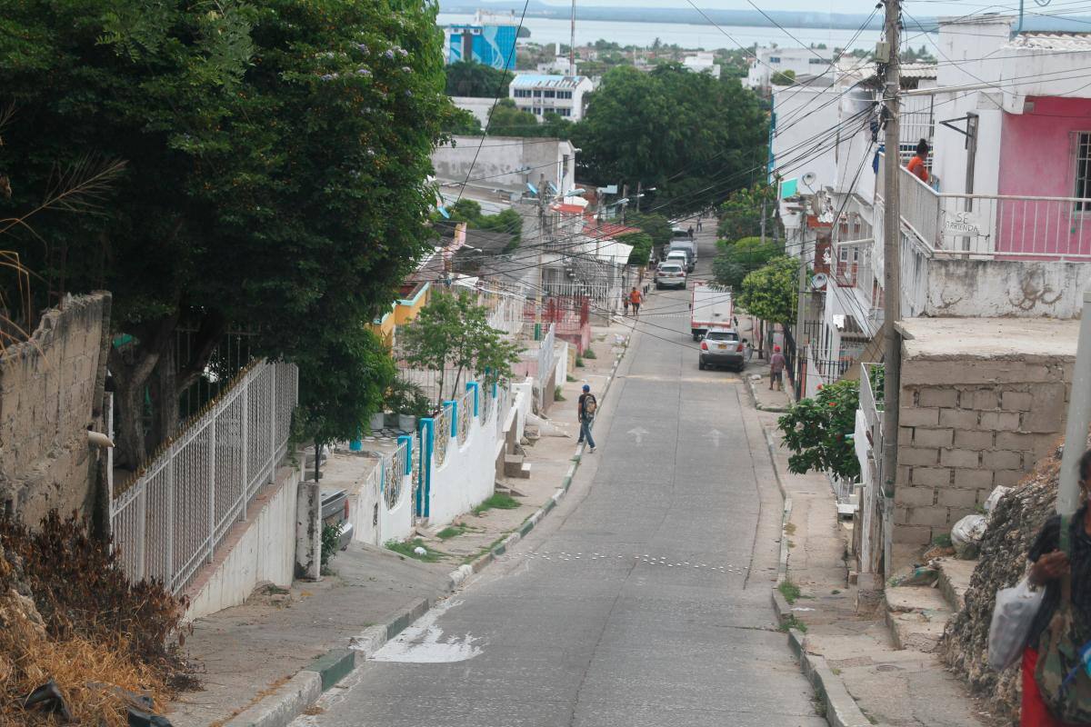 Sitio donde fue asesinado Gilberto Jiménez Heredia. Residía en el barrio Junín