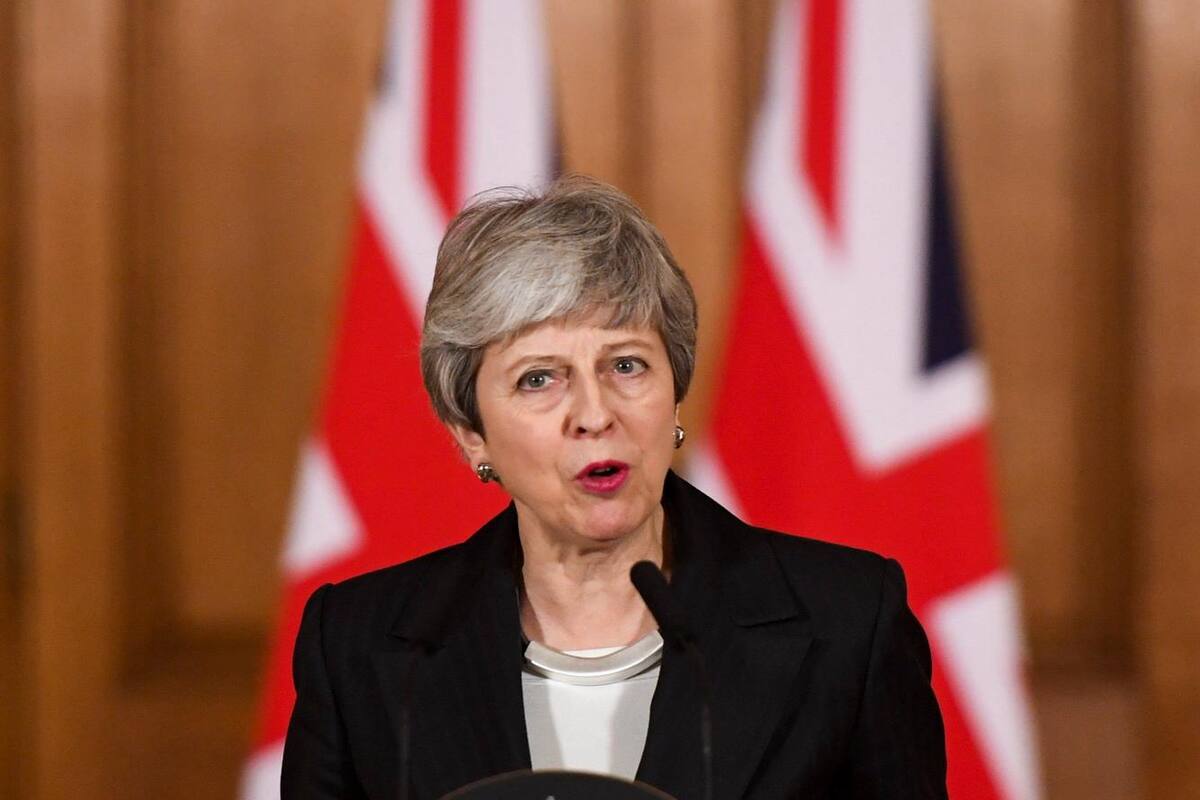 May pide a la Unión Europea que aplace el Brexit hasta el 30 de junio
