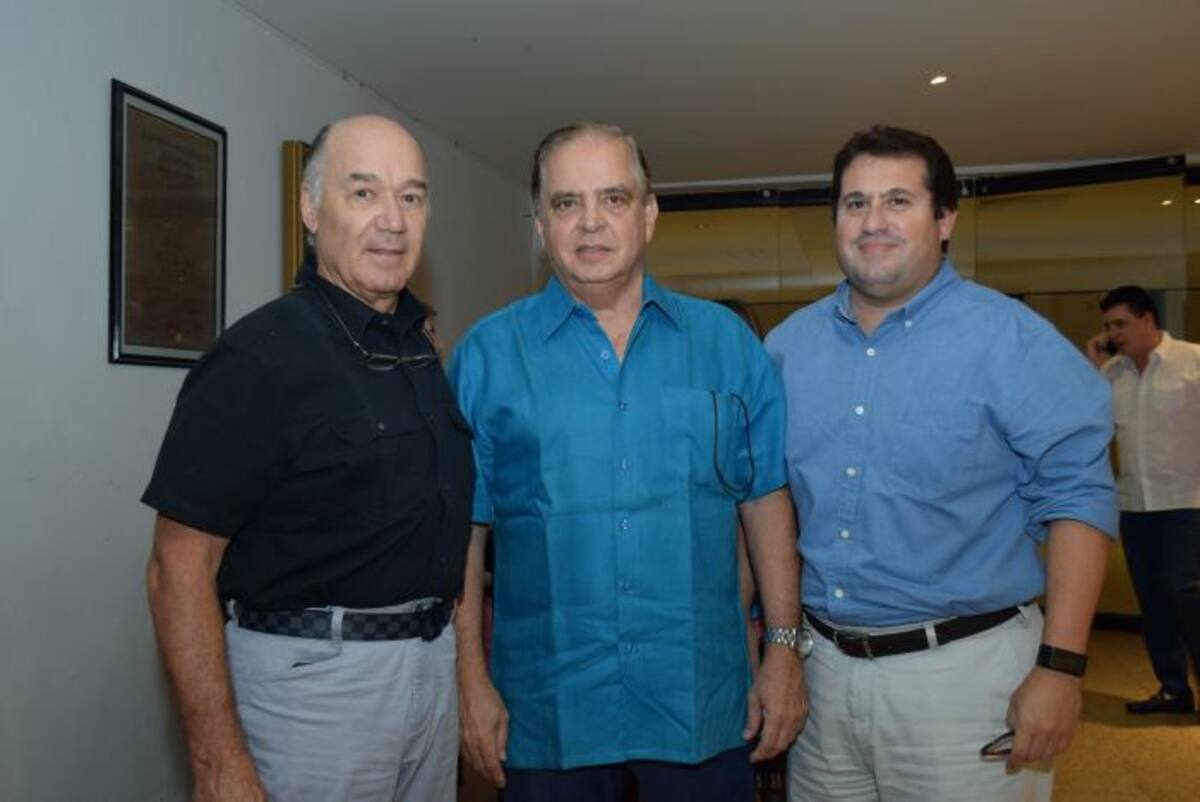 Carlos Segovia De La Espriella, Mario Ramos Vélez y Juan Miguel Segrera Mutis. MARUJA PARRA