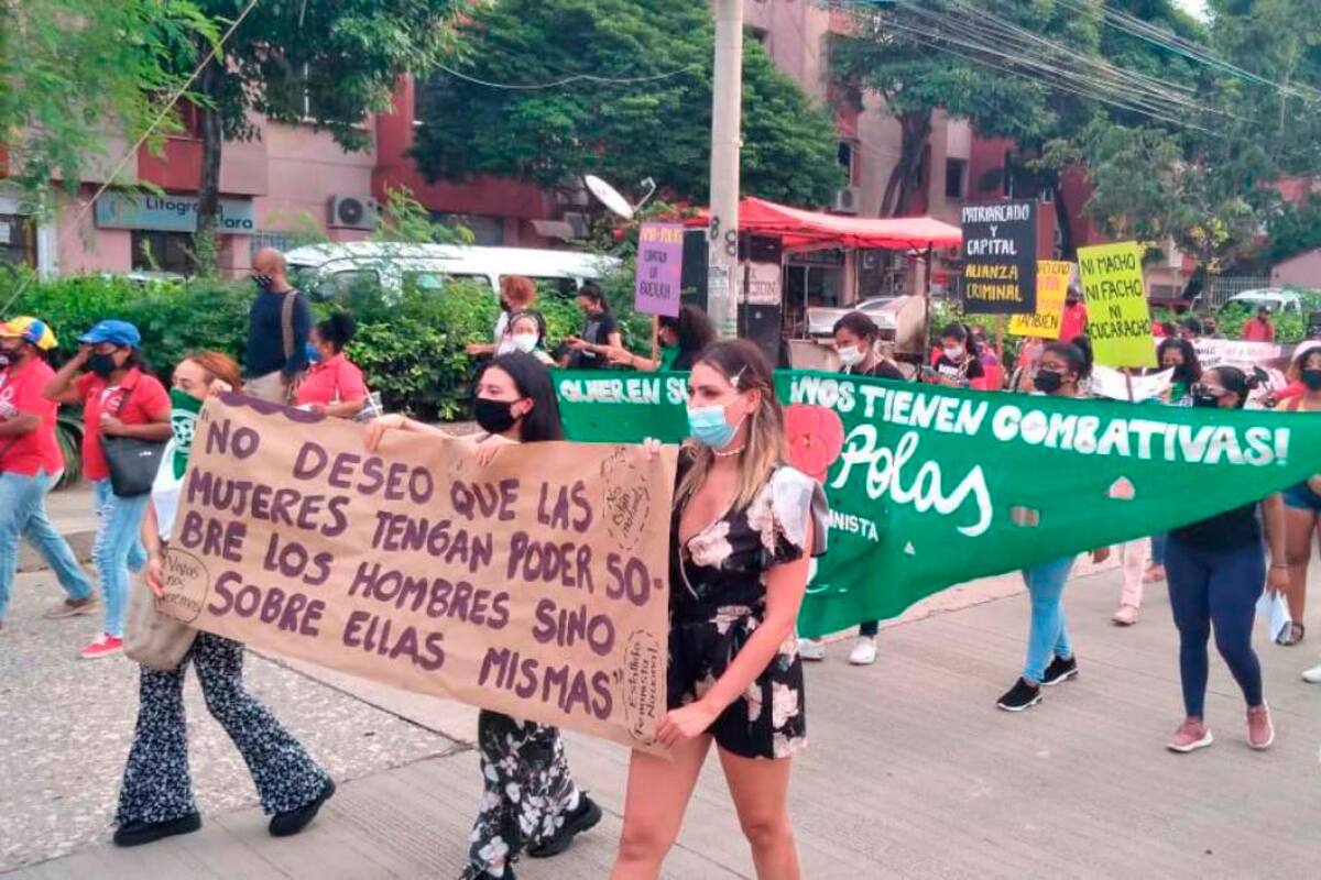 25N en Cartagena: mujeres en marcha, unidas contra la violencia